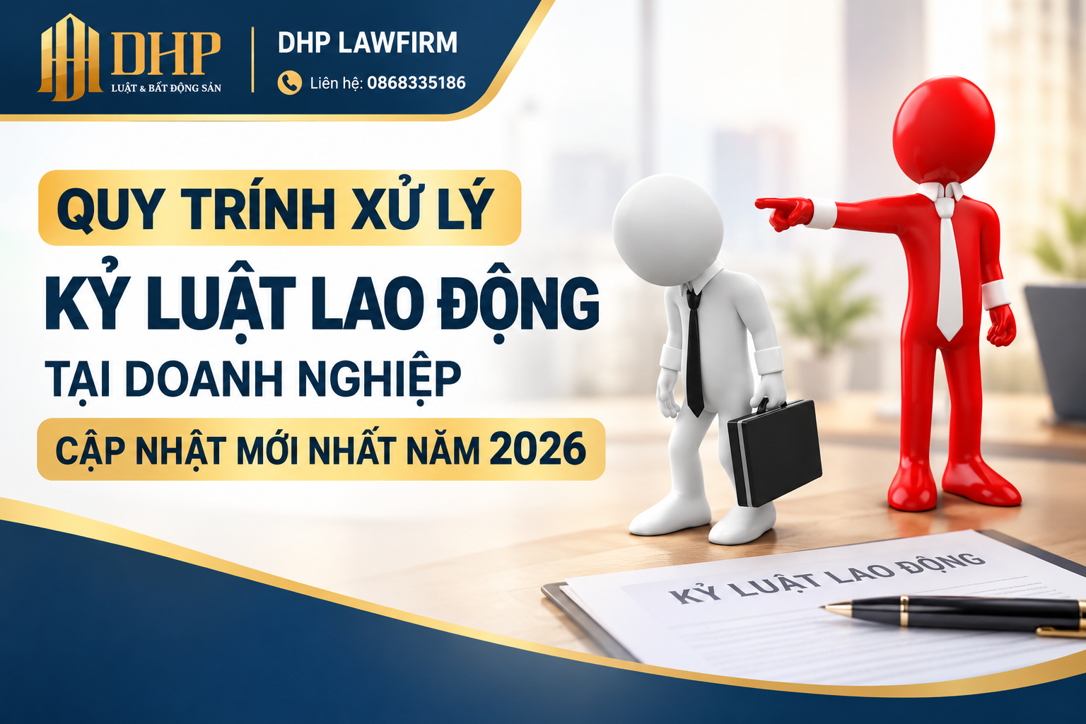 Quy trình xử lý kỷ luật lao động tại doanh nghiệp cập nhật mới nhất năm 2026