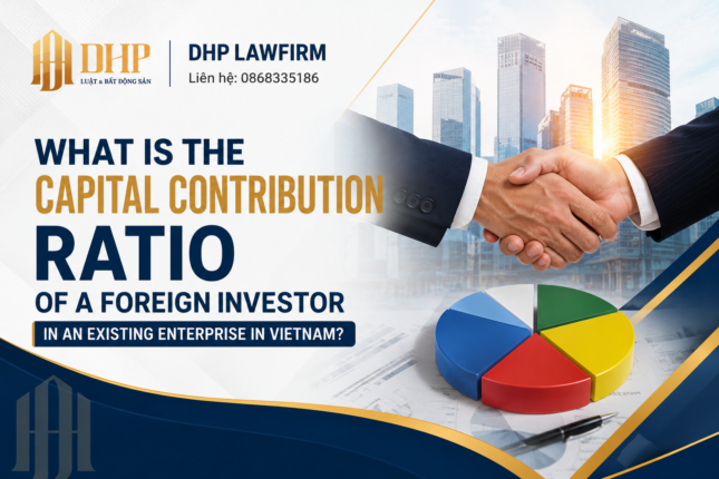 capital contribution ratio of a foreign investor