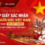 Giấy xác nhận là người gốc Việt Nam