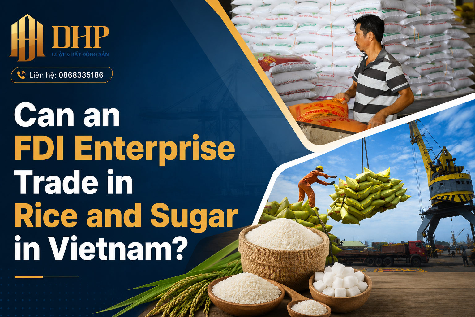Can an FDI Enterprise Trade in Rice and Sugar in Vietnam?