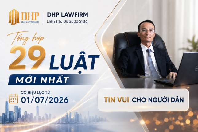 29 luật mới có hiệu lực từ ngày 01/07/2026