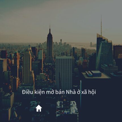 chung cư nhà ở xã hội được mở bán