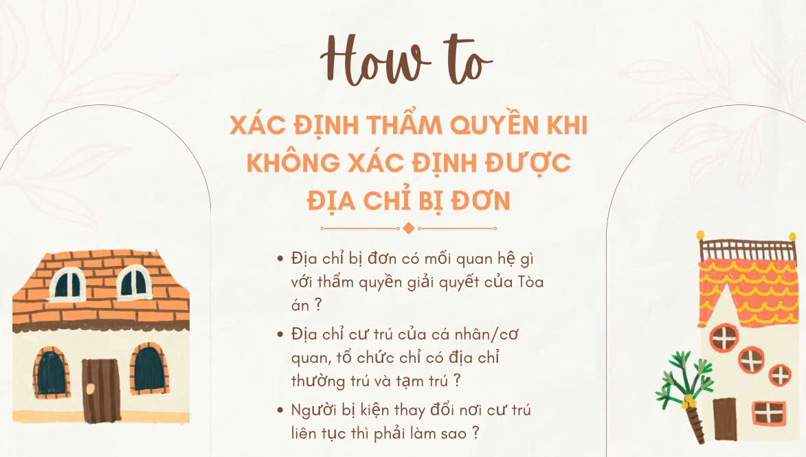 Vụ kiện gặp khó khi không xác định địa chỉ bị đơn: Cách xử lý theo luật