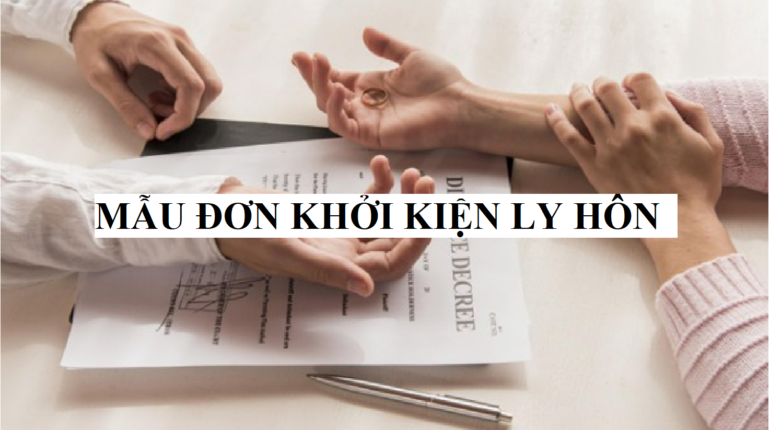 mẫu đơn khởi kiện ly hôn