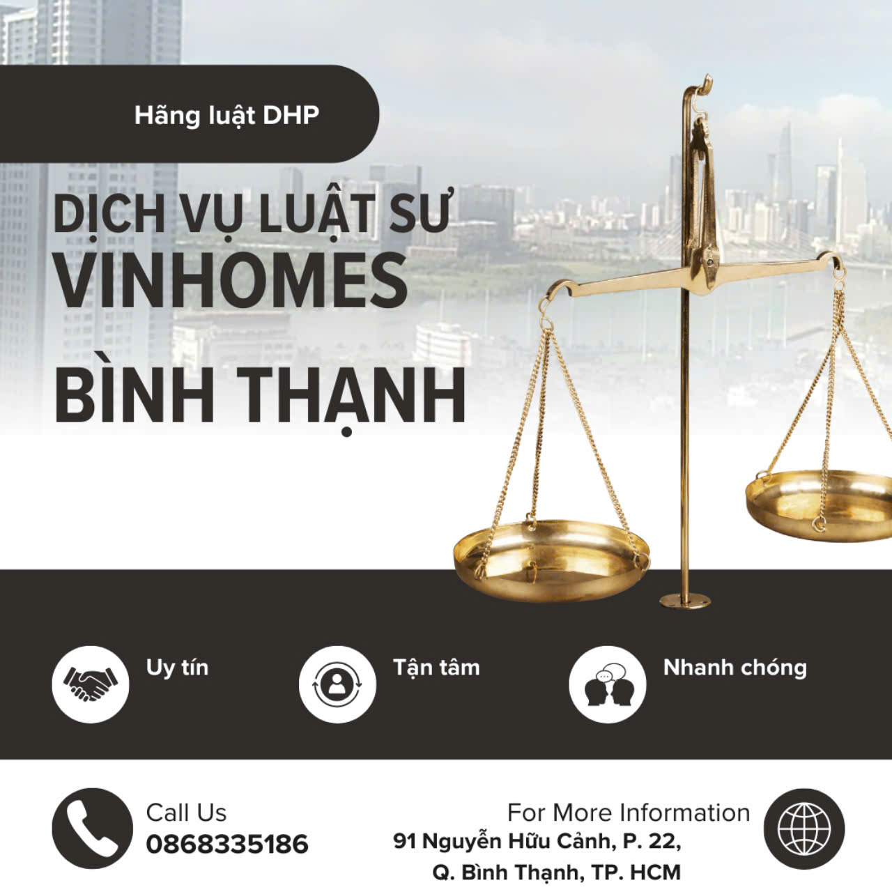 Dịch vụ luật sư tại Vinhomes Bình Thạnh