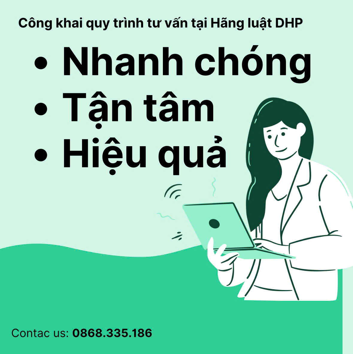 Công khai quy trình tư vấn: nhanh chóng, tận tâm và hiệu quả