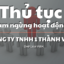 thủ tục tạm ngừng
