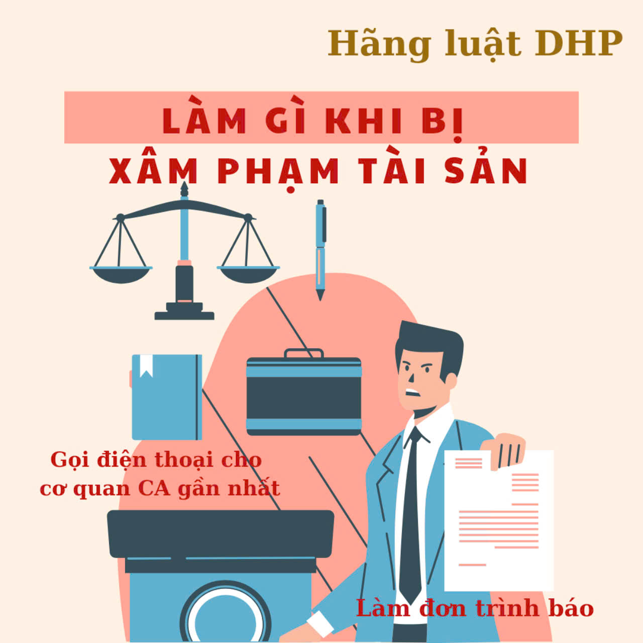 Phải làm như thế nào khi bị người khác xâm phạm chiếm đoạt tài sản?