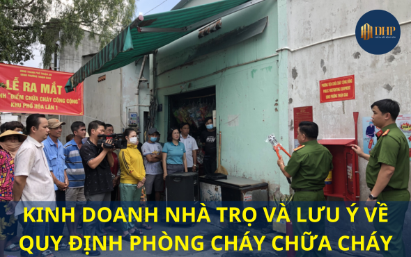 Kinh doanh nhà trọ và lưu ý về quy định phòng cháy chữa cháy